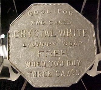 GOOD FOR TOKEN  CRYSTAL WHITE LAUNDRY SOAP 472C  