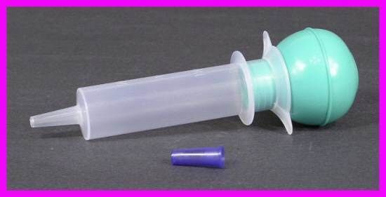   Bulb Irrigation Ear Syringe Baster 60cc with Cap People Animal NEW