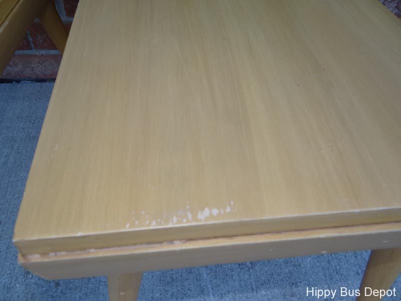 Mid Century Modern Pair Blond Maple Step End Tables BLONDE  
