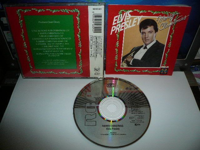 ELVIS PRESLEY MERRY CHRISTMAS 1984 EARLY VERSION CD  