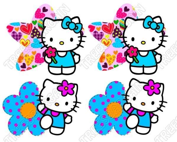 Hello Kitty Shirt Iron on Transfers #2  