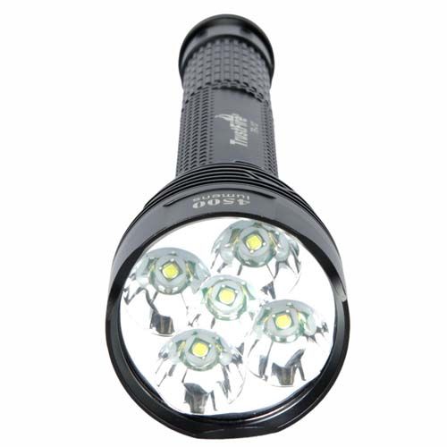   Lumen 5x CREE XM L XML T6 LED Flashlight Torch 26650 18650  