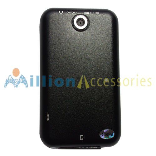 4GB 2.8 Touch Screen  MP4 Player FM Digital Camera Christmas Gift 