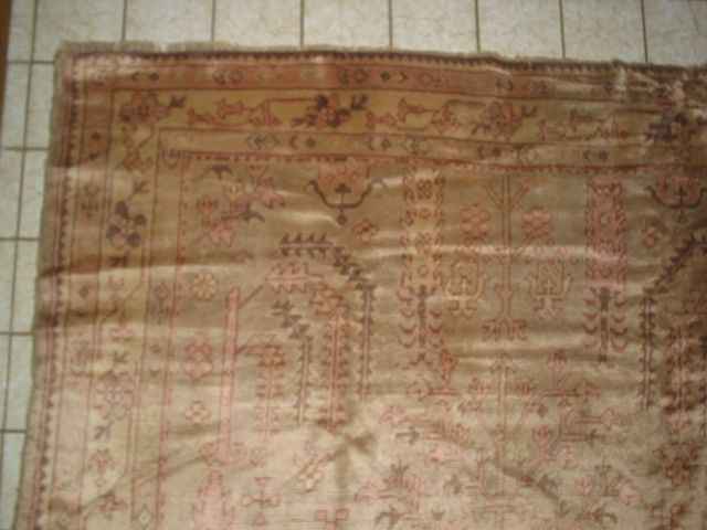 c1920s Antique Oushak/Ushak Anatolian Rug B 6929  