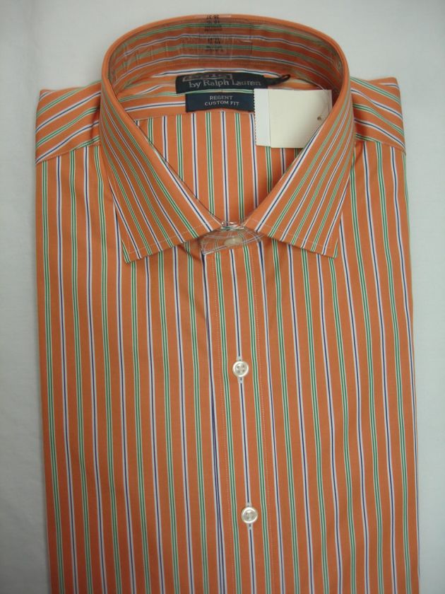 Polo Ralph Lauren DRESS SHIRT REGENT Spread Orange NWT  