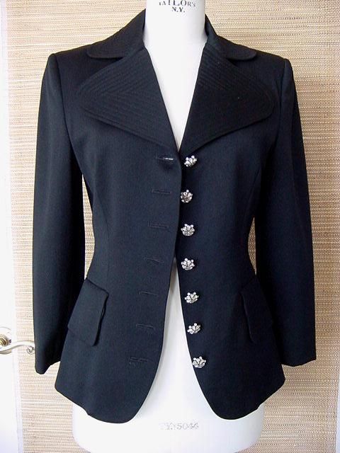 CHRISTIAN LACROIX shaped jacket DIVINE Buttons 6 MINT  