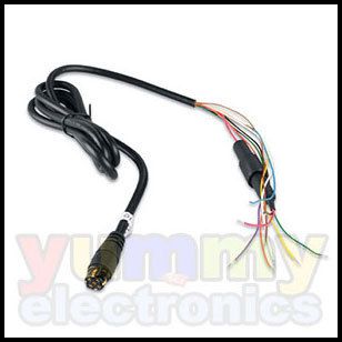 Garmin 376C 396 478 495 Power Data Cable Bare Hard Wire  