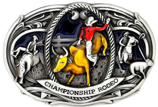 NEW CHAMPIONSHIP RODEO COWBOY HORSE BELT BUCKLE  