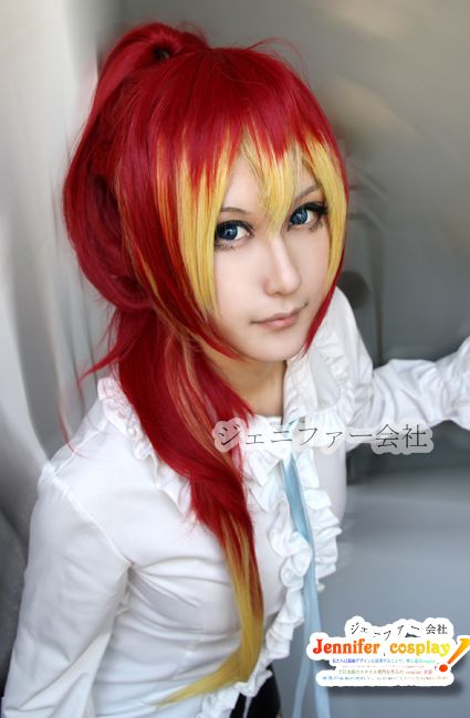 Blue Exorcist Shura Kirigakure Cosplay Wig + Clip Costume  