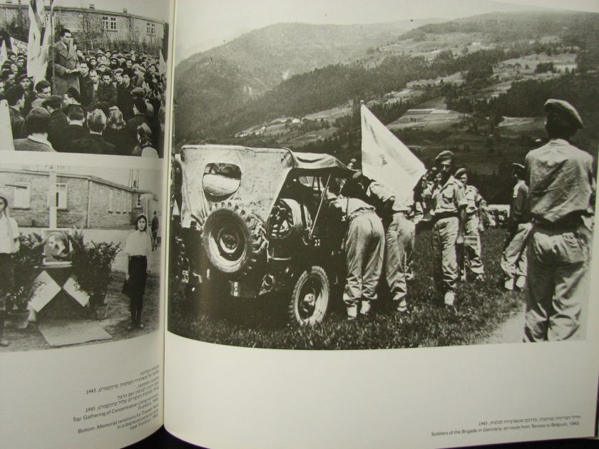 JEWISH BRIGADE HOLOCAUST SURVIVORS WW2 PHOTO BOOK 1983  