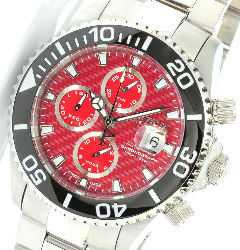 INVICTA 47mm PRO DIVER VALJOUX 7750 AUTO CHRONO # 1070  