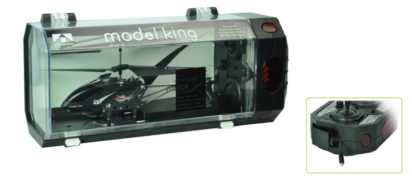 MOBILE KING 3.5CH Metal RC Helicopter w/Gyro GIFT BOX 6 COLOR VERSION 