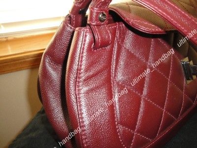 AUTH CHANEL BURGUNDY CAVIAR SHOULDER BAG $1975.00 NEW  