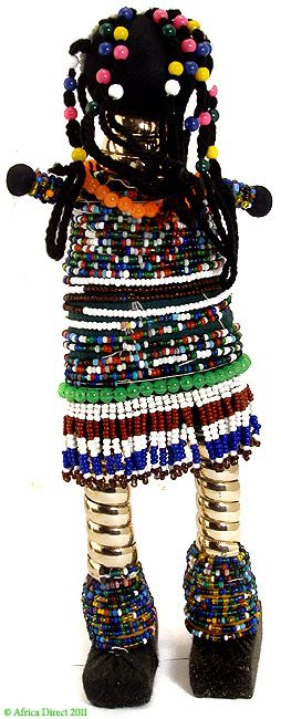 Zulu Beaded Fertility Doll, South Africa  