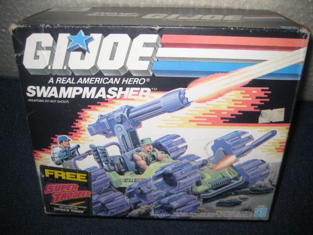 Vintage Gi Joe 1987 SWAMPMASHER Vehicle MISB Rare 3 3/4  