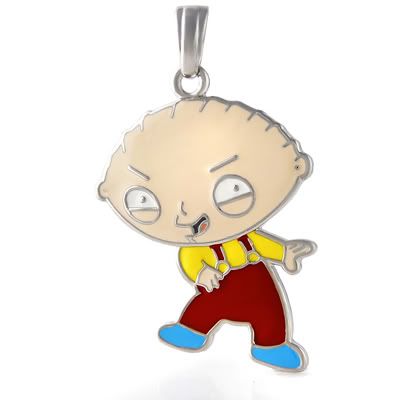 dancing silver pendant stewie is a fictional character in the animated 