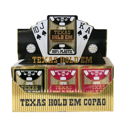 Copag Cards Texas Hold Em Bulk Black / Burg Poker Jumbo  