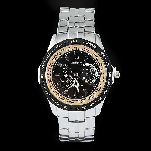 Brand New Fashion Mens Manly Style Deluxe Type Quartz Movement Wrist 