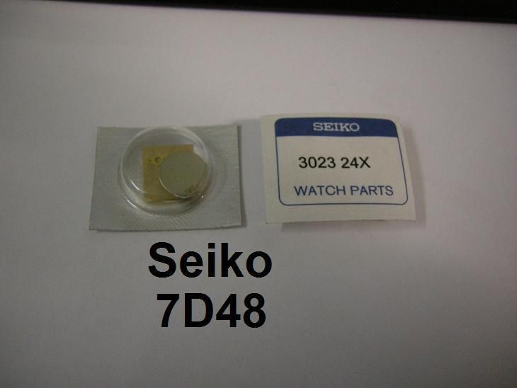 seiko capacitor kinetic watch for 7D46 7d48 7D56 accu  