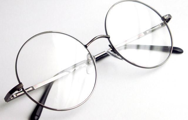 Oversize Optical MAN Grey Spring Hinge Eyeglass Frame  