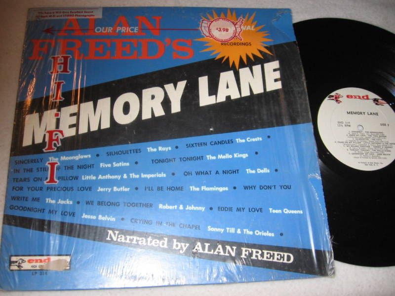 ALAN FREEDS Memory Lane Orig 314 END Rays Crests 62 LP  