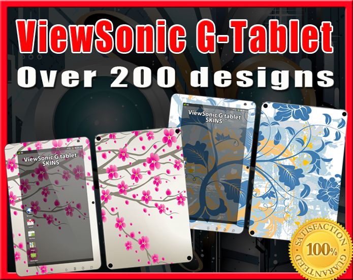 ViewSonic G Tablet Skin Works With Case or Cover  