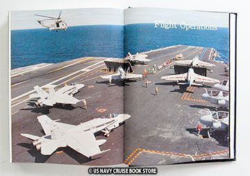 USS AMERICA CV 66 MEDITERRANEAN CRUISE BOOK 1989  