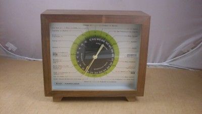 ALLIED HAMCLOCK HAM RADIO OPERATORS WORLD TIME CLOCK  