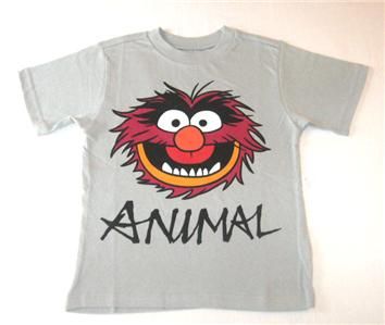 NWT  Muppets Animal Gray Shirt Boy Small 5/6  