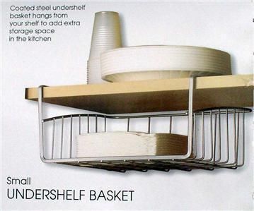 NEW SMALL UNDERSHELF BASKET Storage Space Organization  