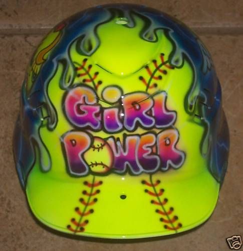 AIRBRUSH FASTPITCH BATTING HELMET NEW COOLFLO LOADED  