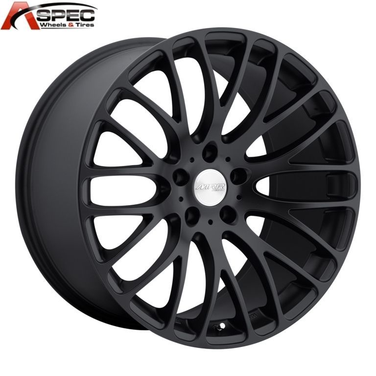 MRR HR6 20X9 5X120 +18 MATT BLACK RIMS WHEELS BMW 5 6  