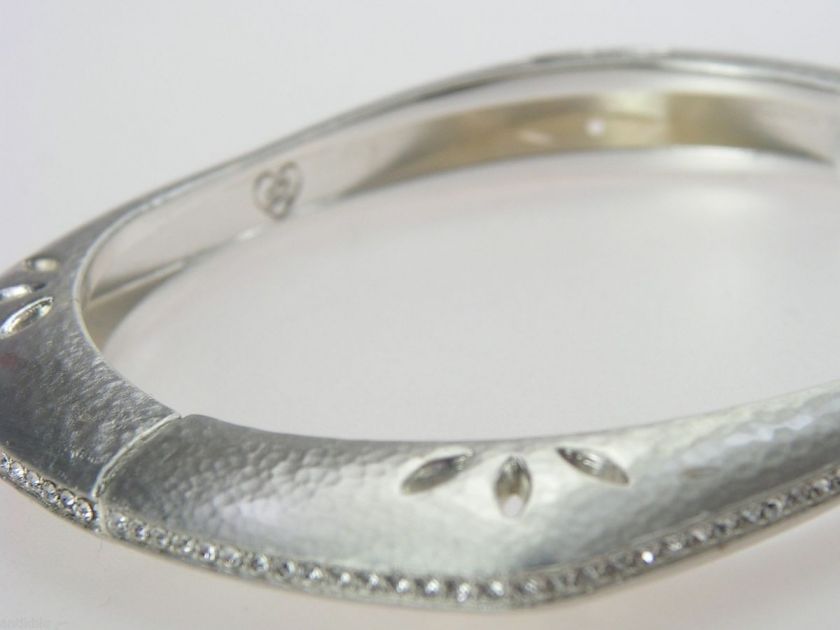 BRIGHTON BRACELET SECOND NATURE SATIN SILVER CRYSTALS SPECIAL SALE 