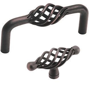 Amerock Oil Rubbed Bronze Birdcage Cabinet Knobs Pulls  