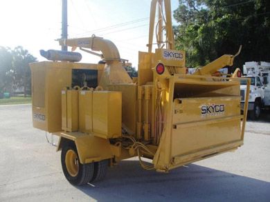   Truck Bandit 1890 HD Disc Drum Wood Brush Chipper Vermeer Track  