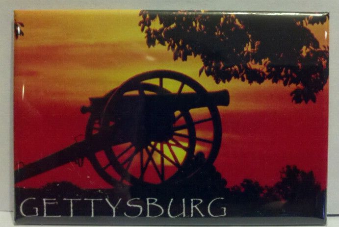 GETTYSBURG CANNON AT SUNSET MAGNET CIVIL WAR NEW  