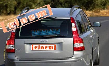 Sound music Activated Car Stickers/equalizer glow light  