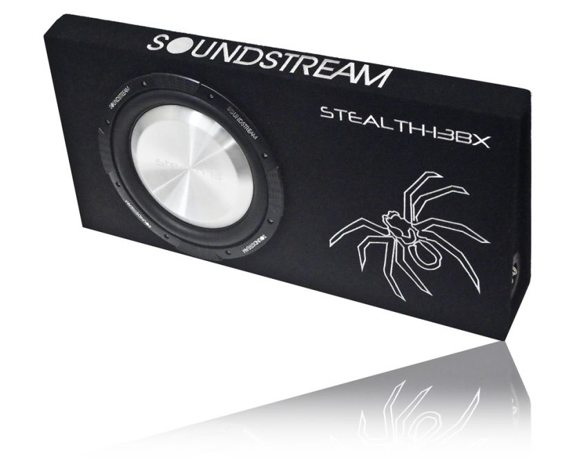 SOUNDSTREAM CAR SUBWOOFER ENCLOSURE BOX SHALLOW TRUCK  