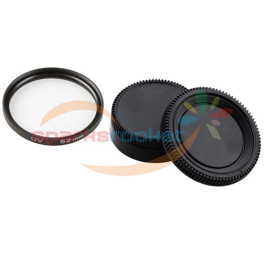   Rear Lens Cap+52mm UV Lens Filter For Nikon AF AF S Al 55 300mm  