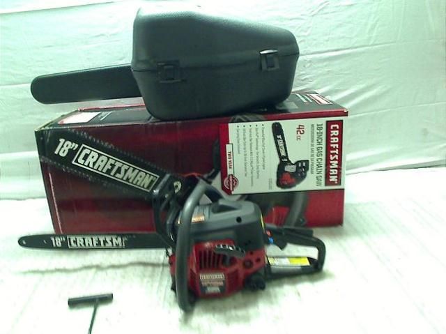 CRAFTSMAN 18IN GAS CHAINSAW 42 CC 35190 GASOLINE CHAIN SAW  