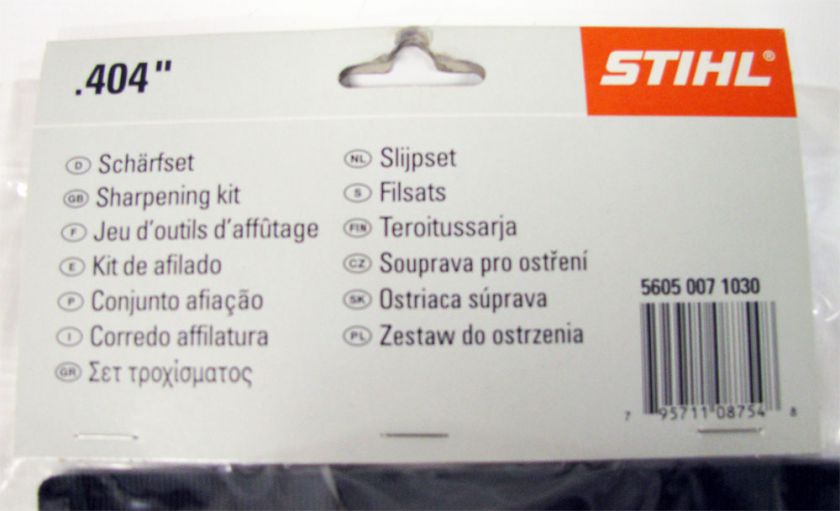 STIHL CHAINSAW CHAIN SHARPENING KIT .404 MS650 MS660  