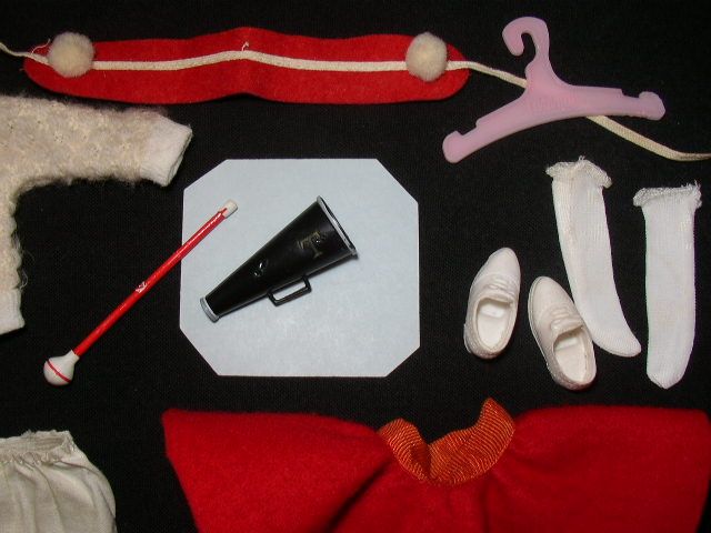 Vintage Tammy Doll CHEERLEADER Outfit – NEAR COMPLETE  