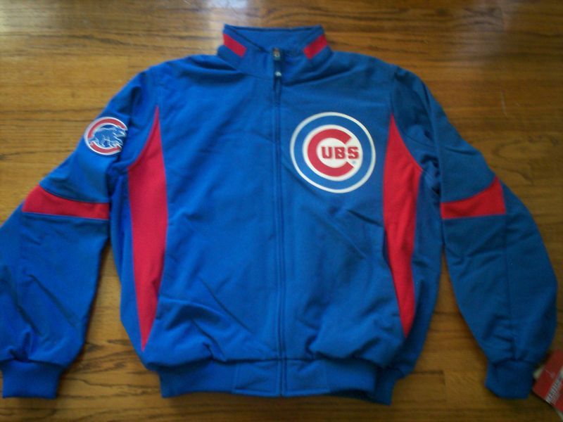 CHICAGO CUBS NEW AUTHENTIC MAJESTIC PREMIER JACKET  