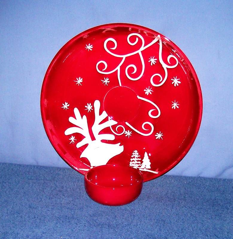 Dennis East   Christmas Chip N Dip Serving Dish  