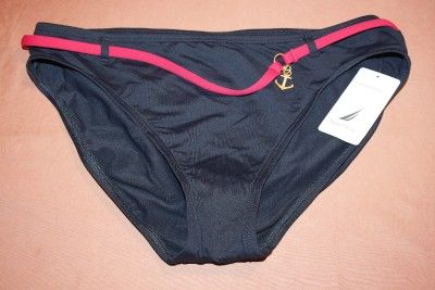 Nautica Swimwear Separates Bikini Swim Bottoms 10 NWT  