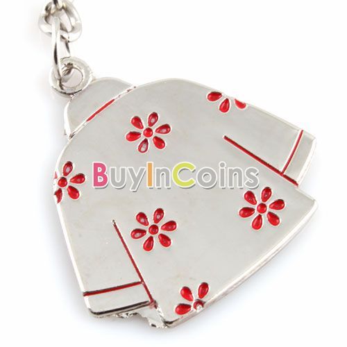 Lovely Chinese Costume Couple Keychain Key Chain Polished Pendant 