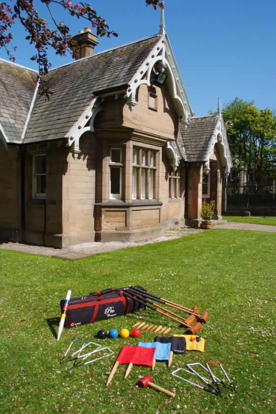 New Pro Croquet Set   Full Size Garden Lawn Game  