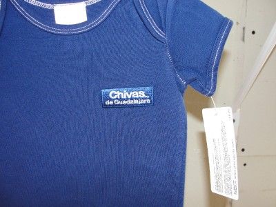 Chivas De Guadalajara Soccer Baby One Piece   0/3 Mo NWOT  