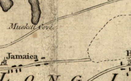 1776 map of Long Island, Battle of New York, NY  