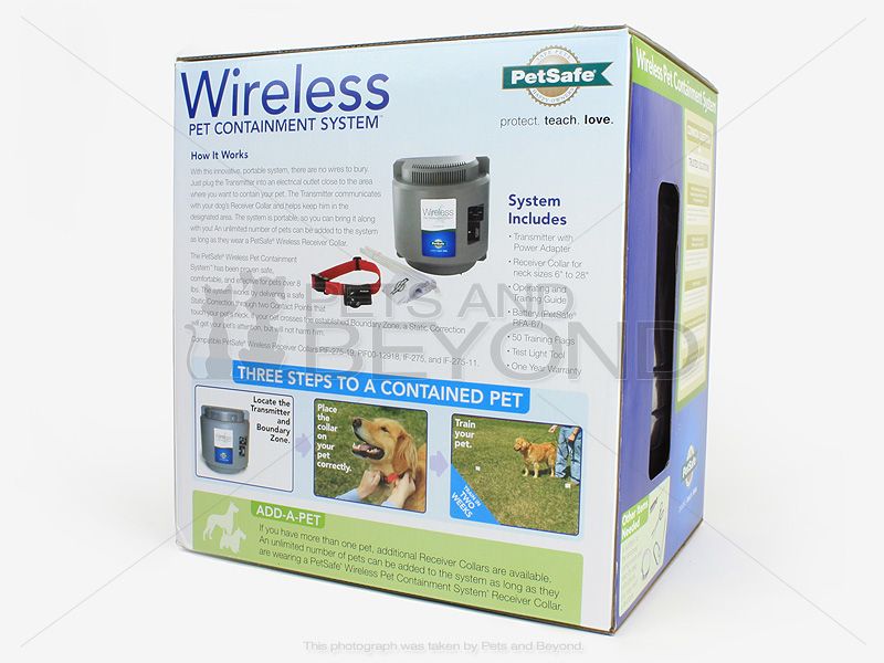 NEW PETSAFE WIRELESS 1 DOG FENCE PET CONTAINMENT SYSTEM 729849100824 